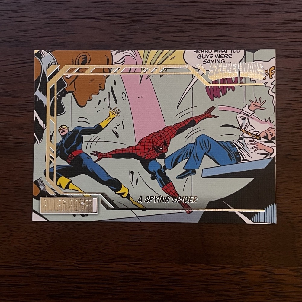 2024 Upper Deck Marvel Allegiance Secret Wars Card Canvas  #CH-16‎ A Spider-man